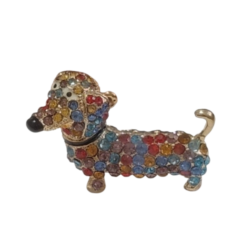 Daschund Pendant Multicolor Dog Pendant
